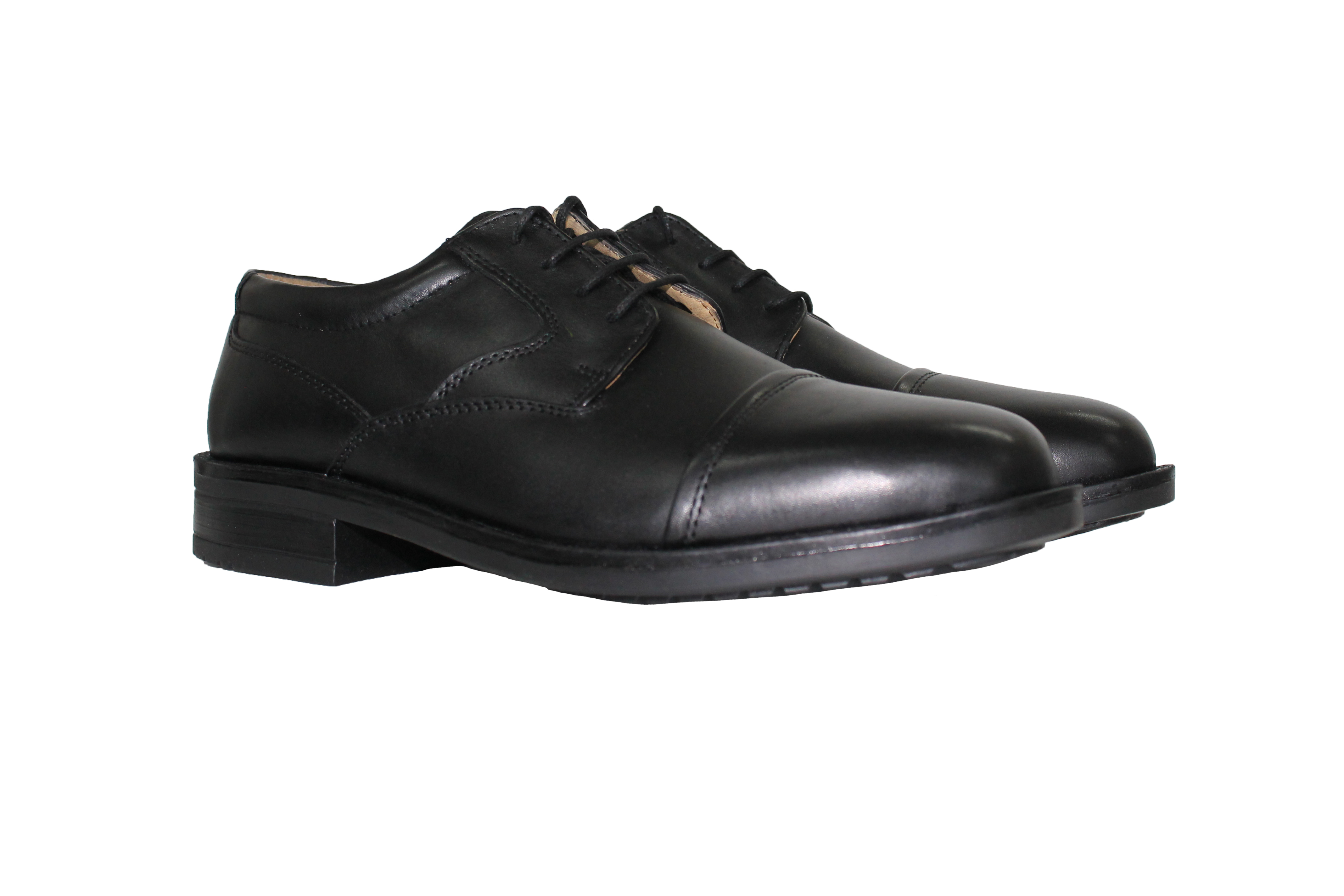 Black Leather Upper, PVC Sole, Oxford Style Lace Up – Miller Rayner