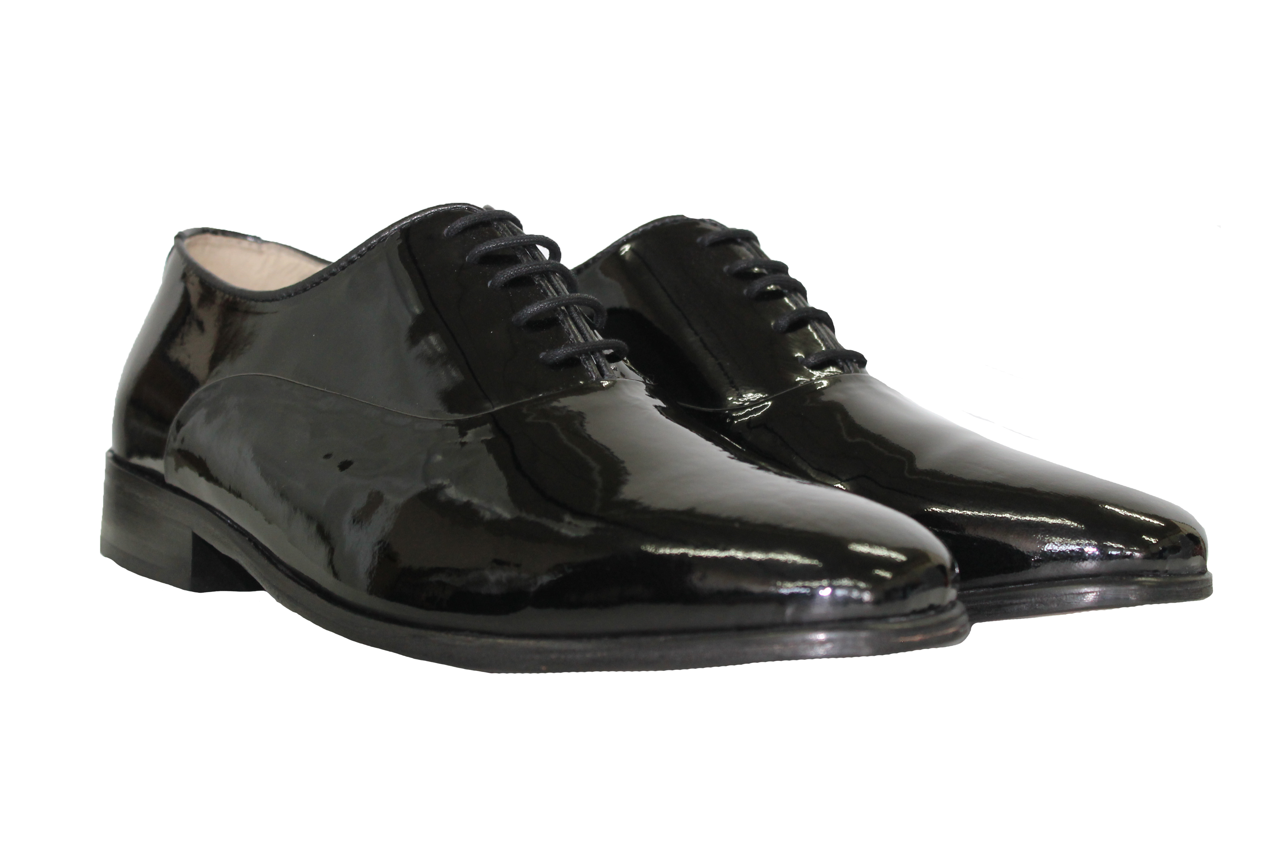 Black Patent Coated Leather Dress Shoe Miller Rayner