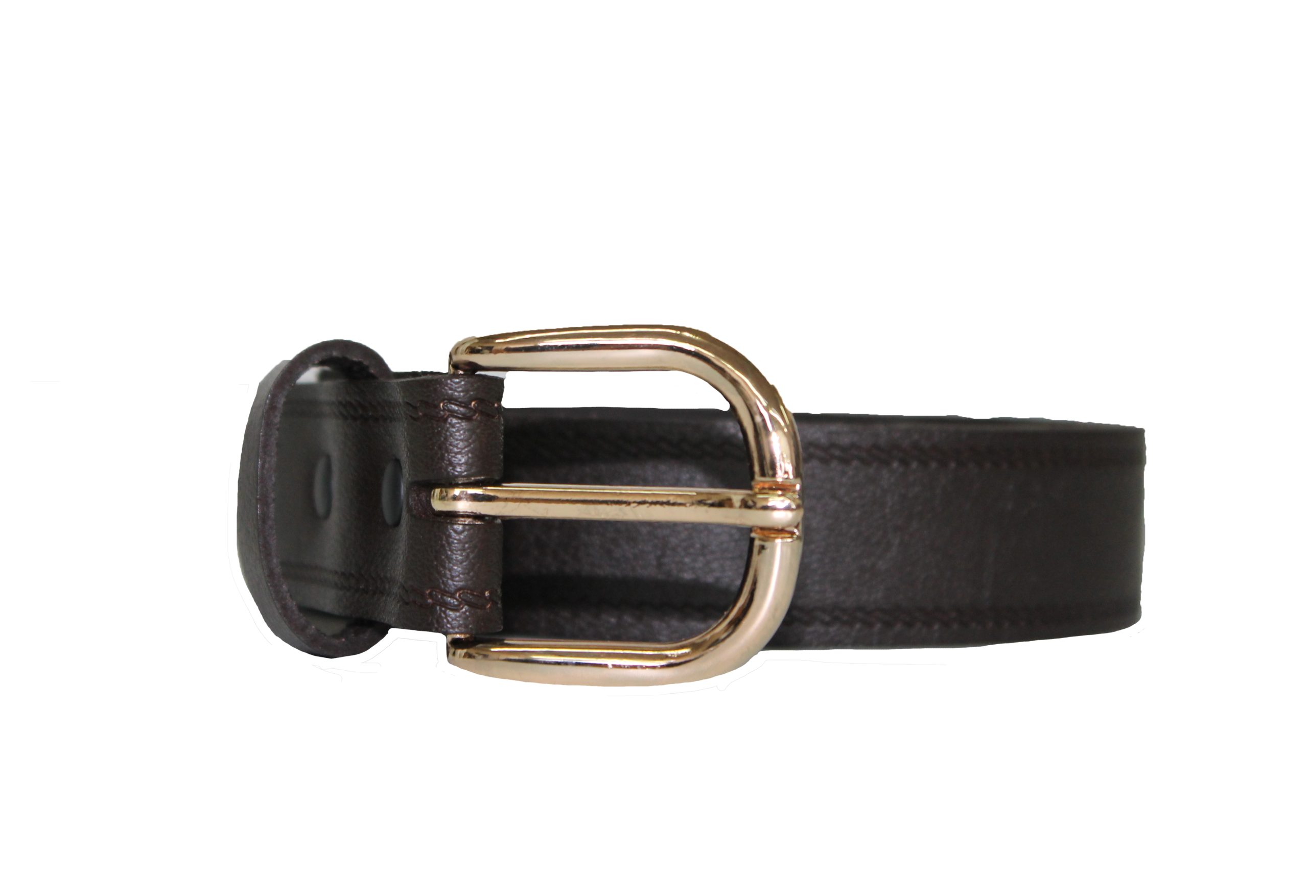 Leather Belt - Black White or Brown - Image 5
