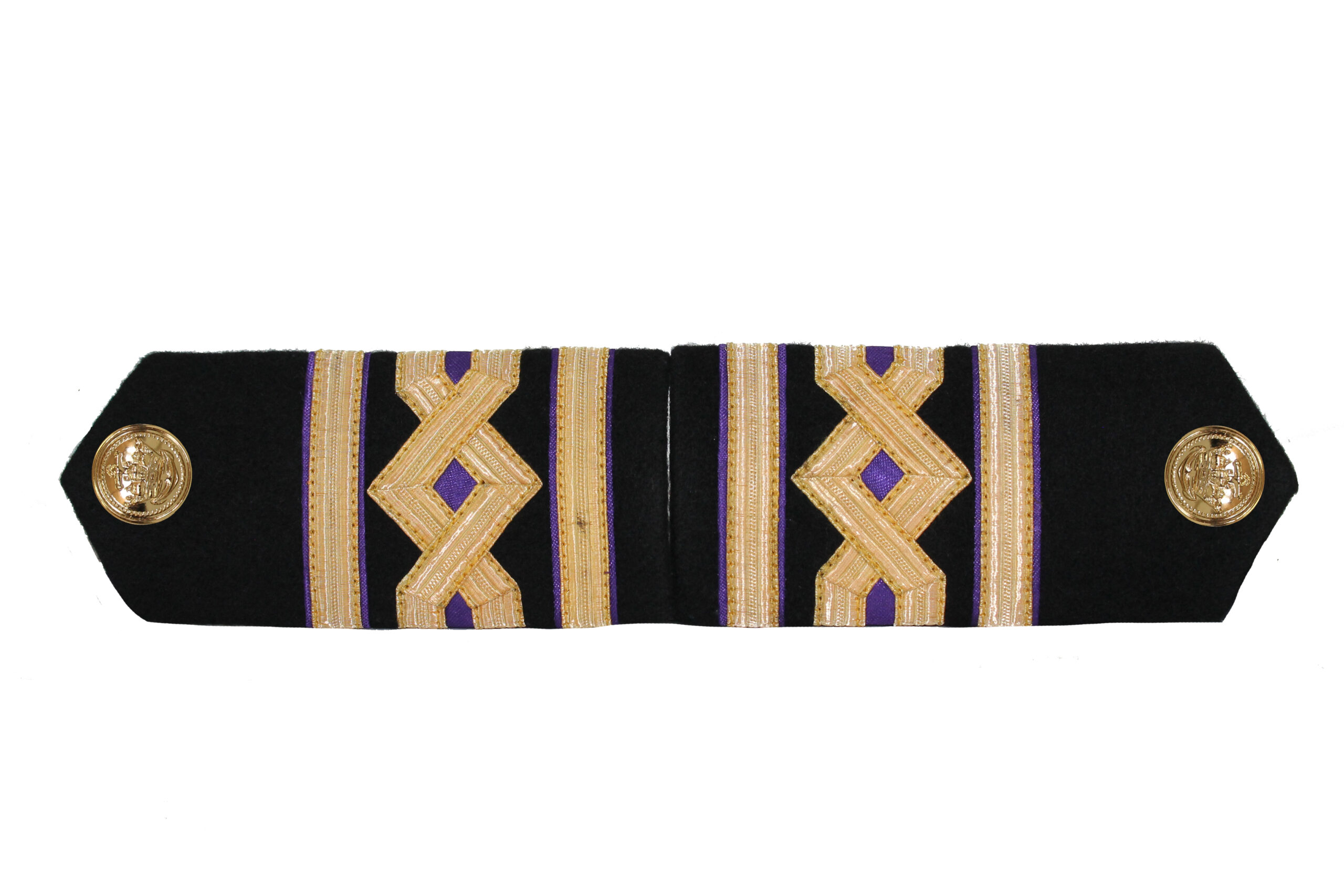 Chief Engineer Merchant Navy Entwined Diamond Shoulder Board 3/8 Braid - Image 2