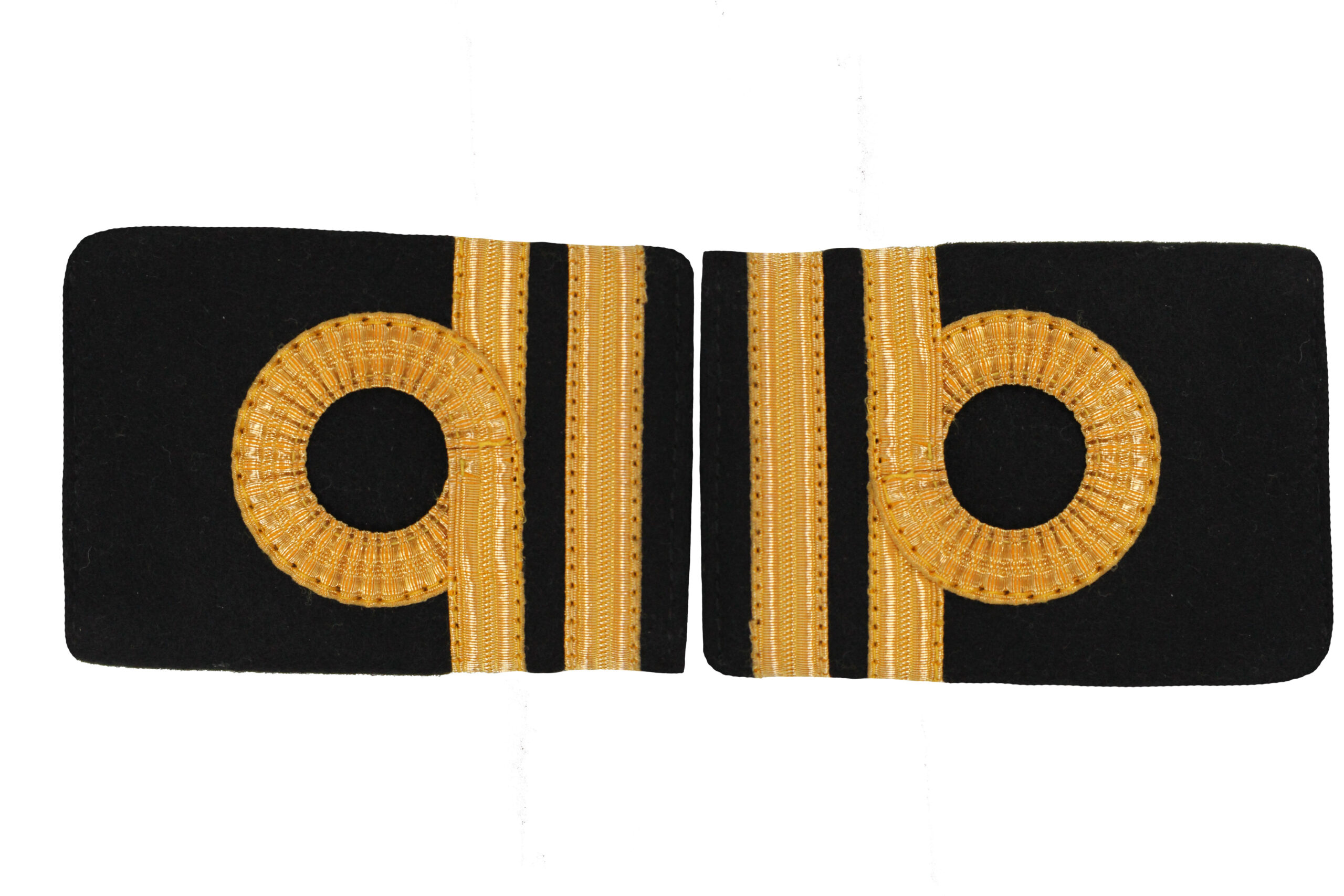 2nd Officer Epaulette Curl 2 Rows 3/8 Braid - Image 3