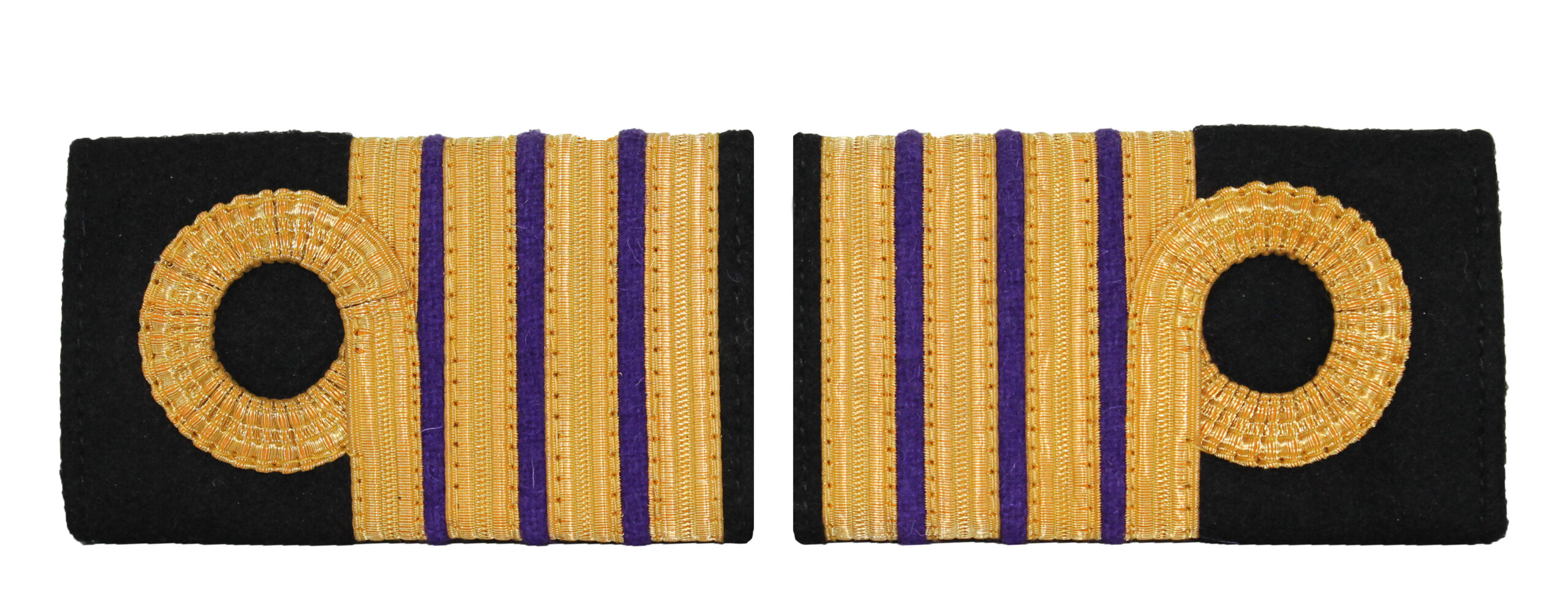 Chief Engineer Epaulette Curl 4 Rows 3/8 Braid and MN Purple - Image 2