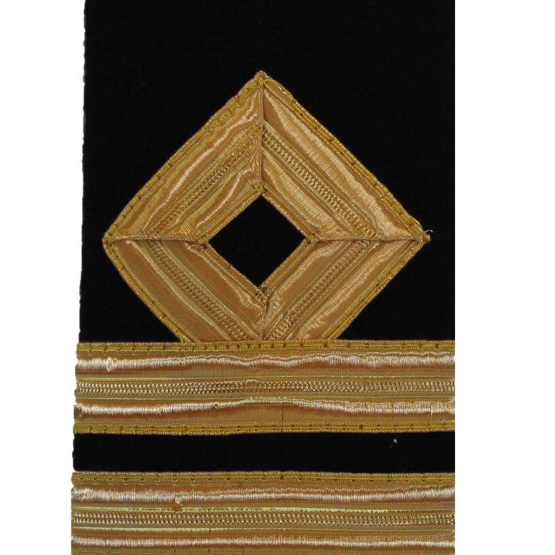 Chief Deck Officer Diamond Tucked Shoulder Board 1/2 Braid