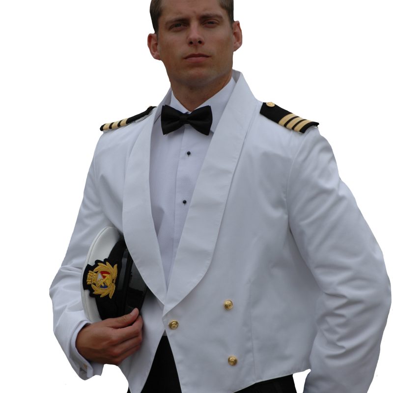 White Formal Dinner Jacket 4 button 2 show