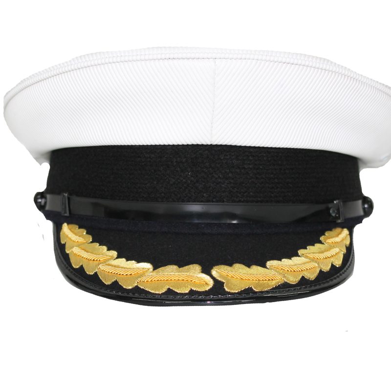 Master White Plastic Top Cap,Oak Leaf Peak