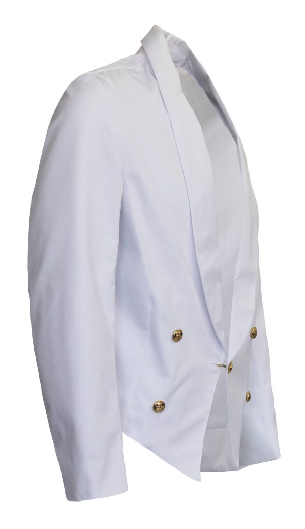 White Formal Dinner Jacket 4 button 2 show – Miller Rayner