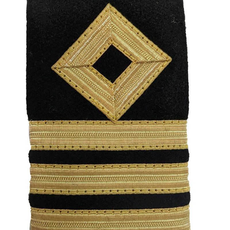 Chief Officer Diamond Above 3 Rows 3/8th Epaulettes