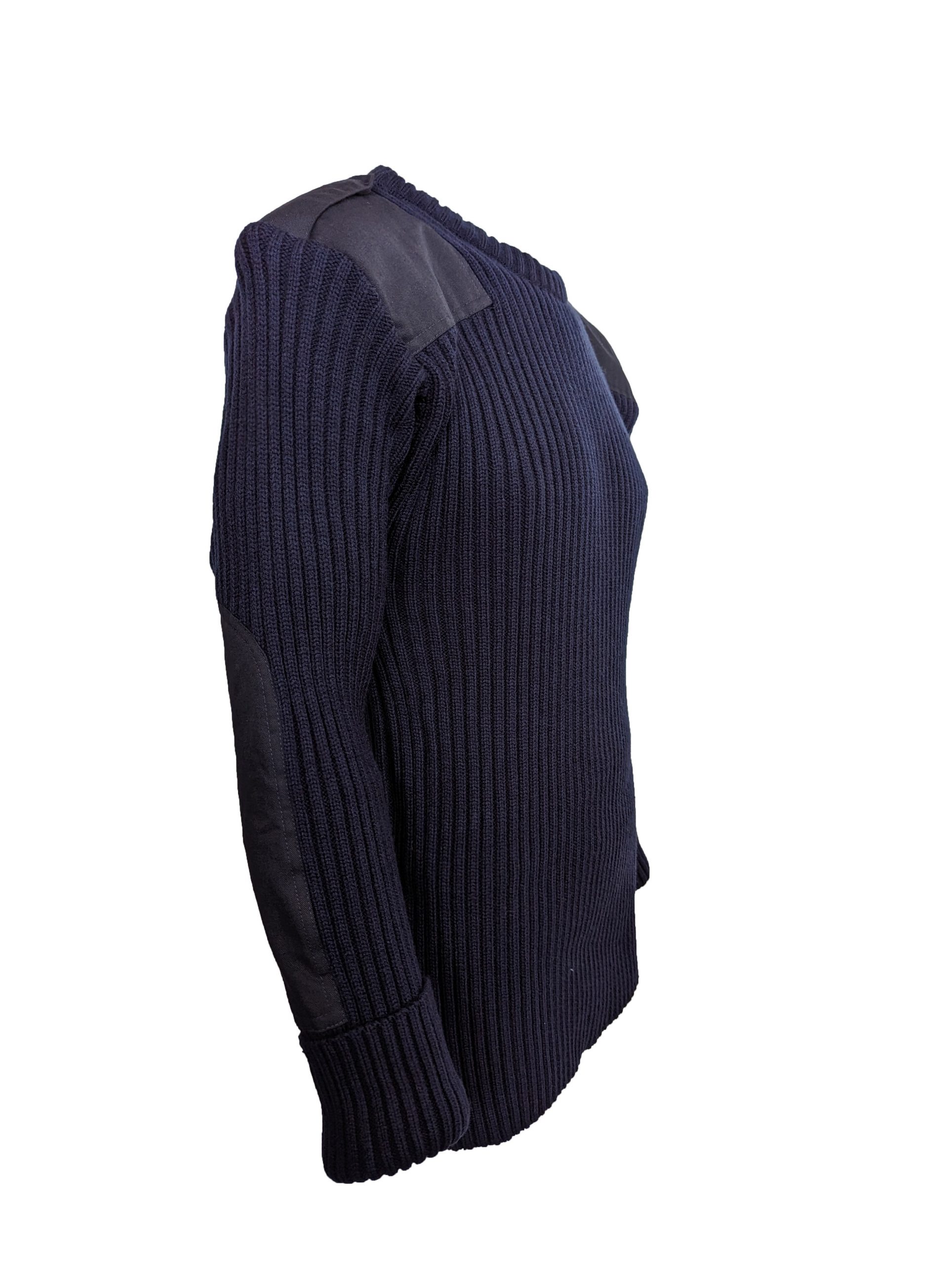 Nato Style Sweater with Patches and Epaulettes - Image 3